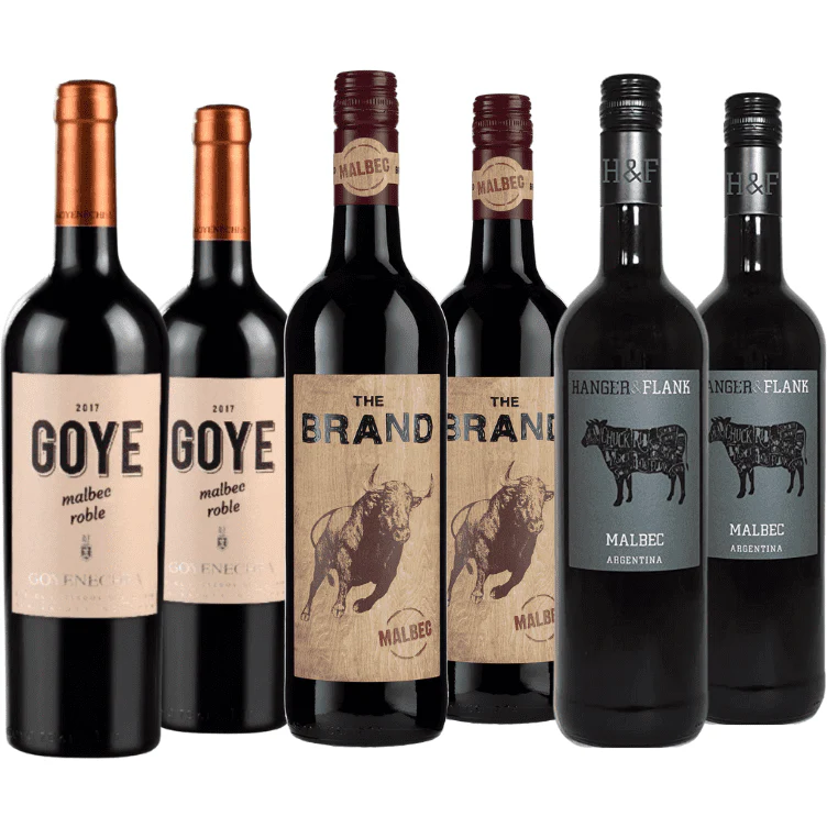 Daily tiple Malbec 6 bottle Mixed Case 6 x 750 ml