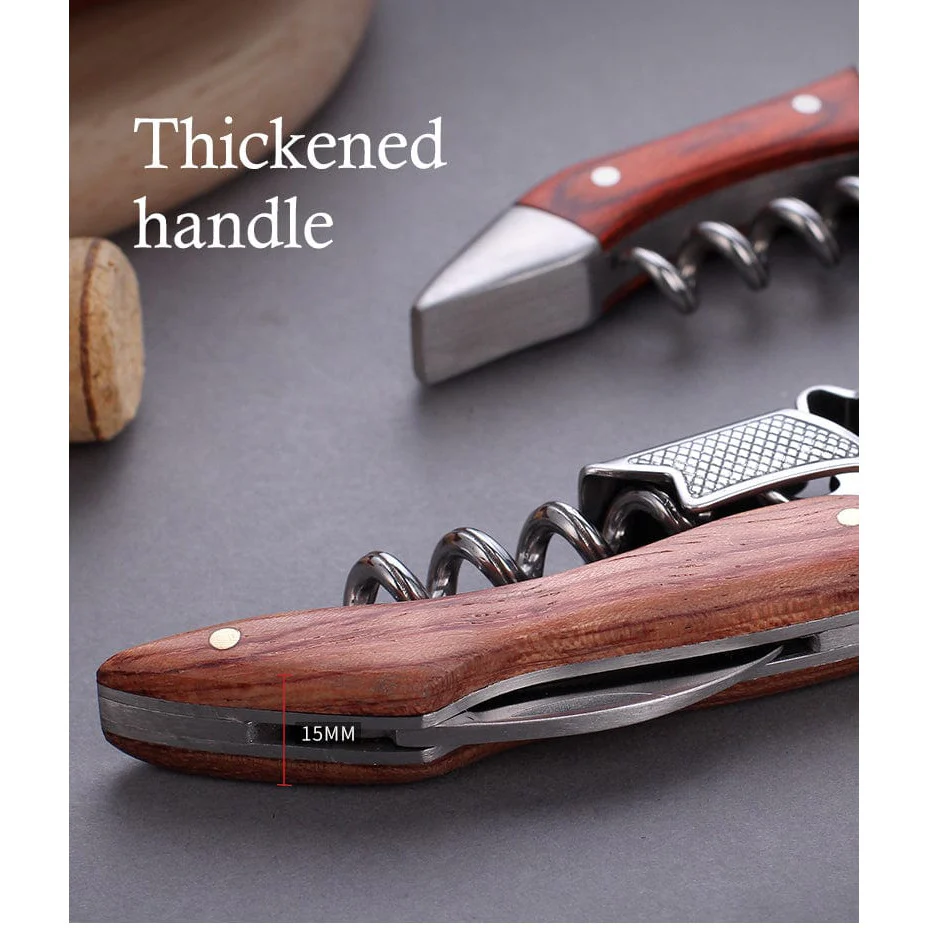L' Eqiupette Professional Waiters Friend Corkscrew with built-in Foil Cutter - Image 3
