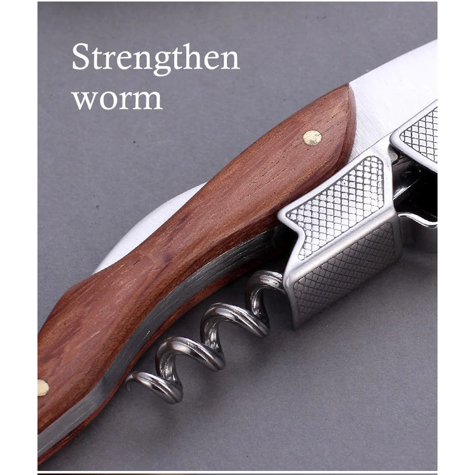 L' Eqiupette Professional Waiters Friend Corkscrew with built-in Foil Cutter - Image 5