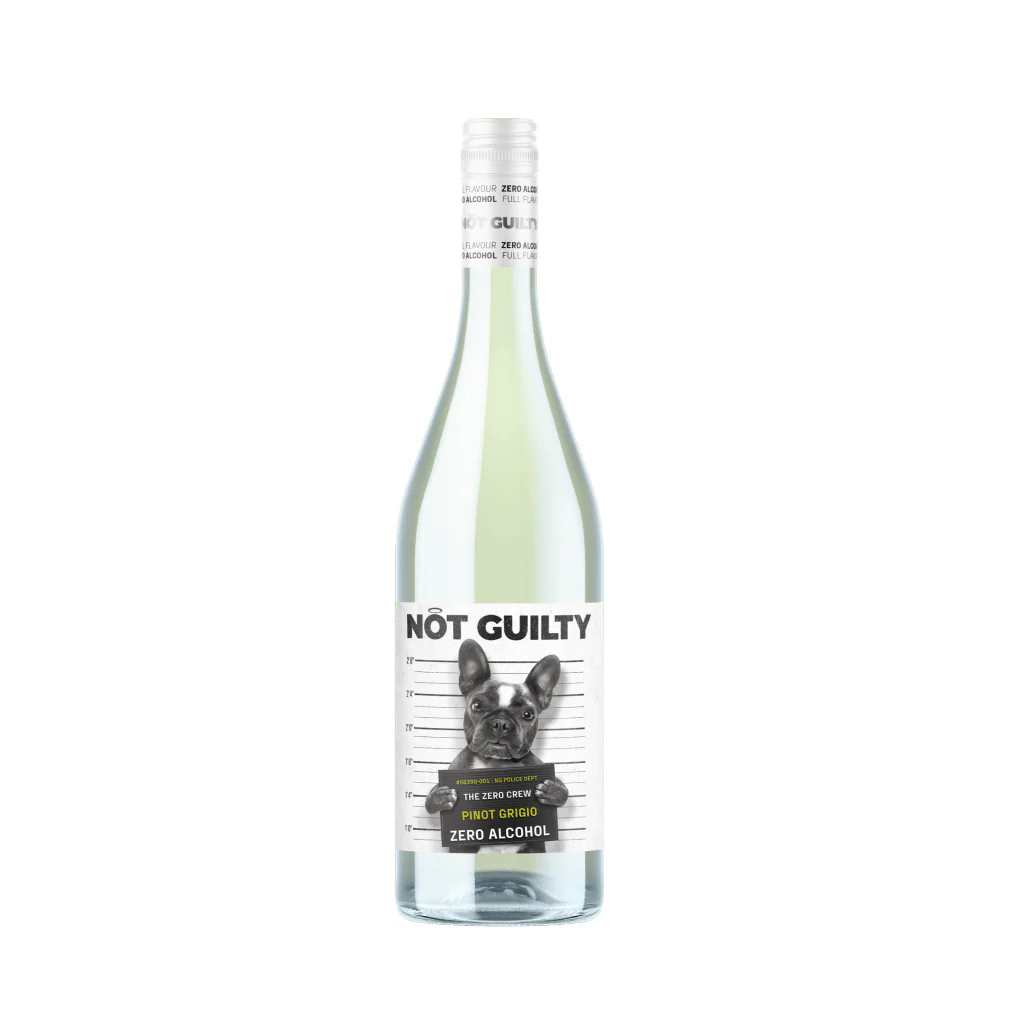 Not Guilty Pinot Grigio Alcohol Free Australian White Wine 750ml - Image 5