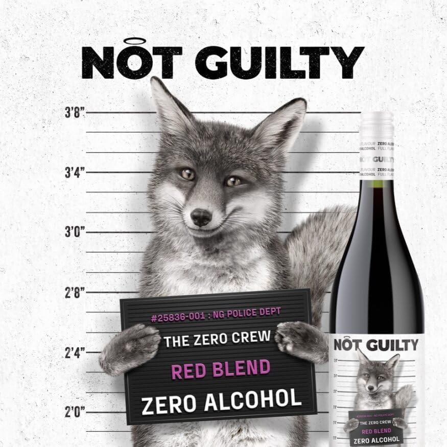 Not Guilty Red Blend Alcohol Free Australian Red Wine 750 ml - Image 3