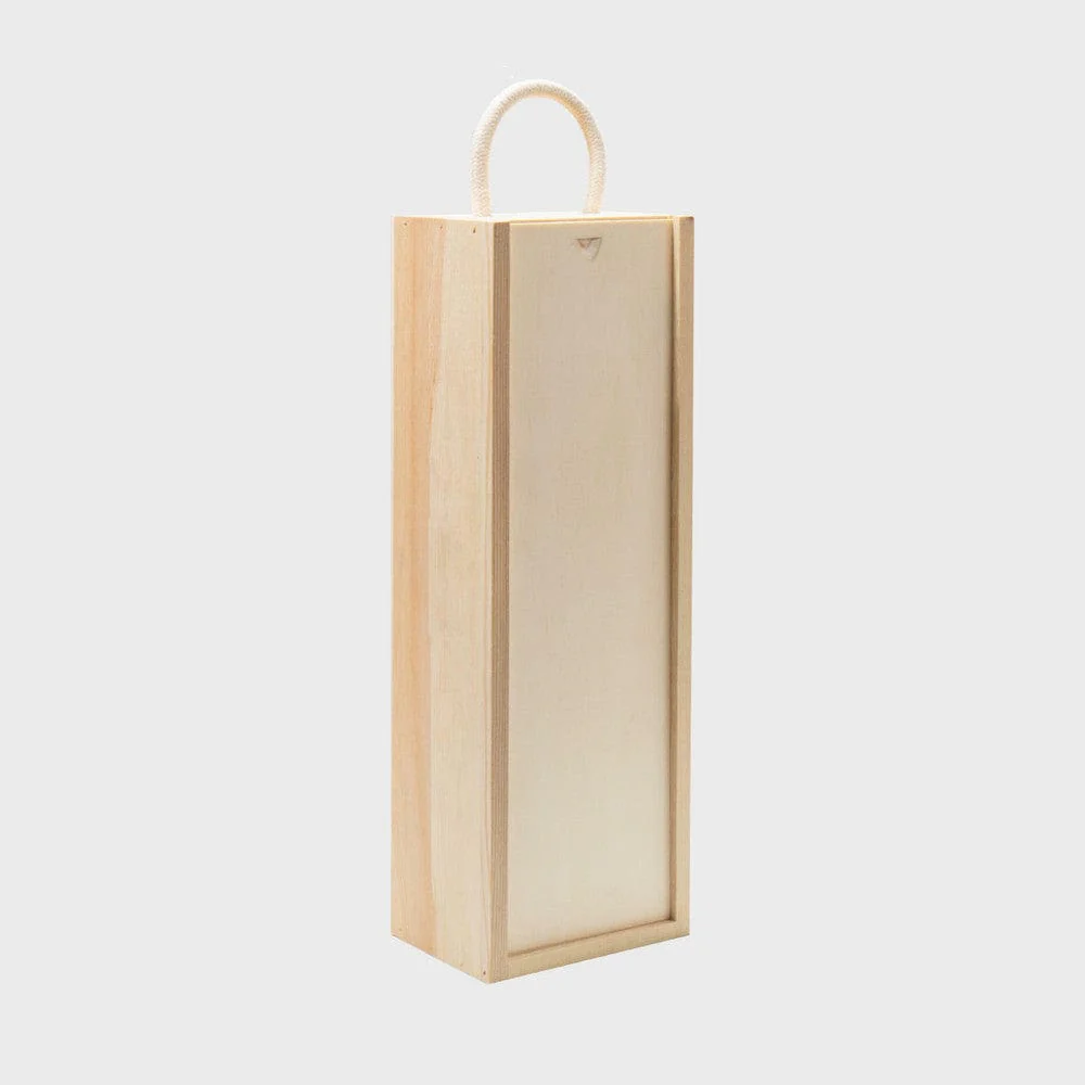 Solid Wooden Gift Box with Sliding wooden Lid - Image 5