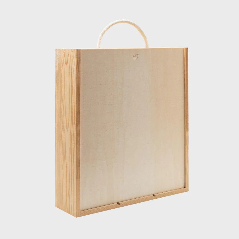 Solid Wooden Gift Box with Sliding wooden Lid - Image 7